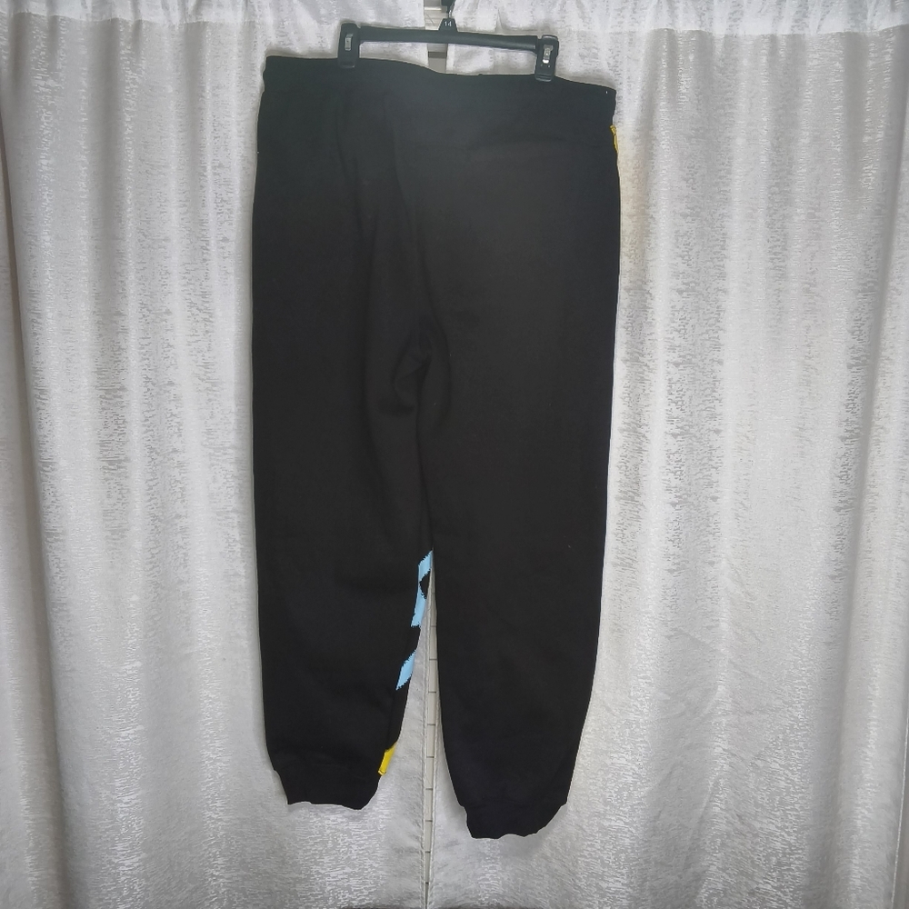 Bleecker & Mercer  Hustle World Sweatpants  Urban Graphic Street wear Size 3Xl - Picture 3 of 10